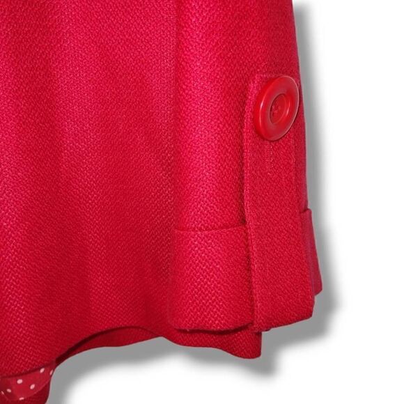 Nygard Womens Jacket Sz 10 Red Short Button Summer Spring - Picture 6 of 11